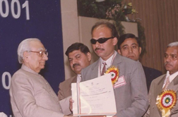 S.S. Pathak, receiving  Best Employee National Award from President of India, our  ex-trainee receiving  Best Employee National Award  from the then  President of India